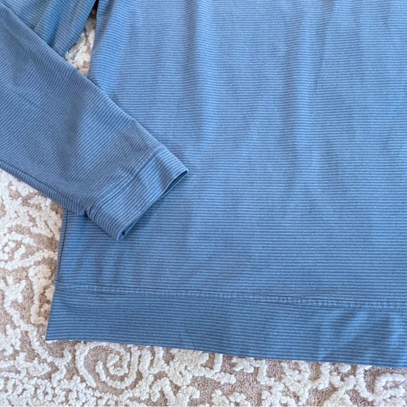 Southern Tide Cruiser Micro Stripe Heather 1/4 Zip - Picture 7 of 14